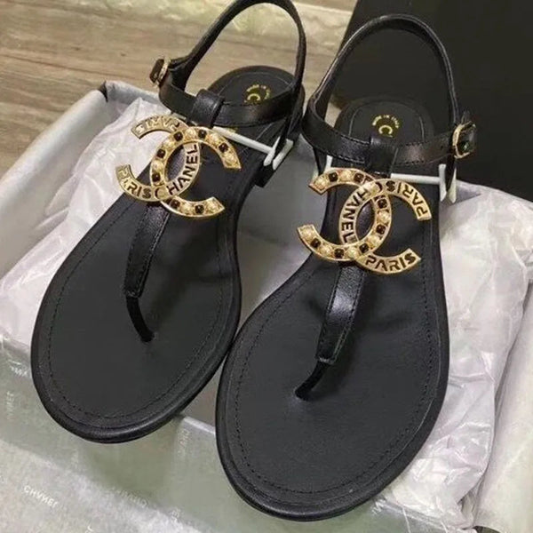 Fashion New Camellia Flip Sandals