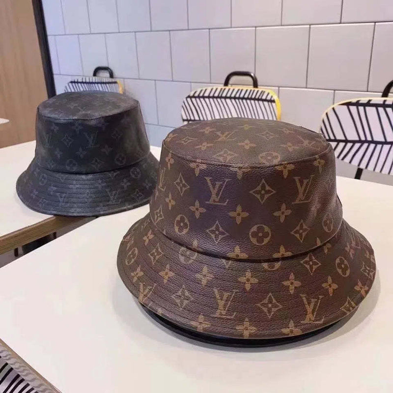 Leather Classic Fisherman Hat For Men And Women