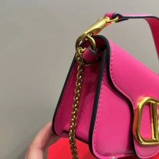 Gold Label V Logo Small Square Bag