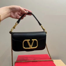Gold Label V Logo Small Square Bag