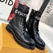 Women's New Leather Short Martin Boots